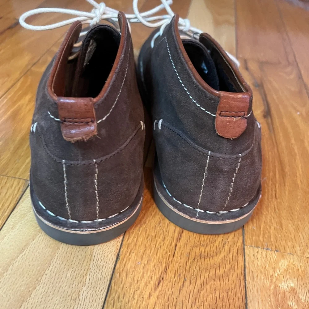 Steve Madden Mens Durvish Chukka Boot Dark Brown Suede‎ Size 9 EUC